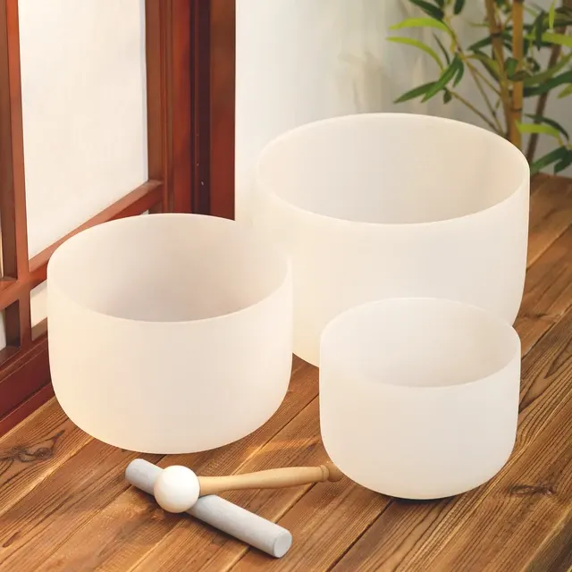 Kristall-Klangschalen-Set 2