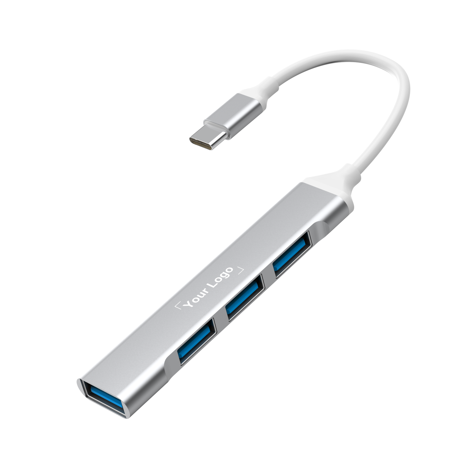4-Port-USB-C-Hub mit USB-3.0-Anschlüssen