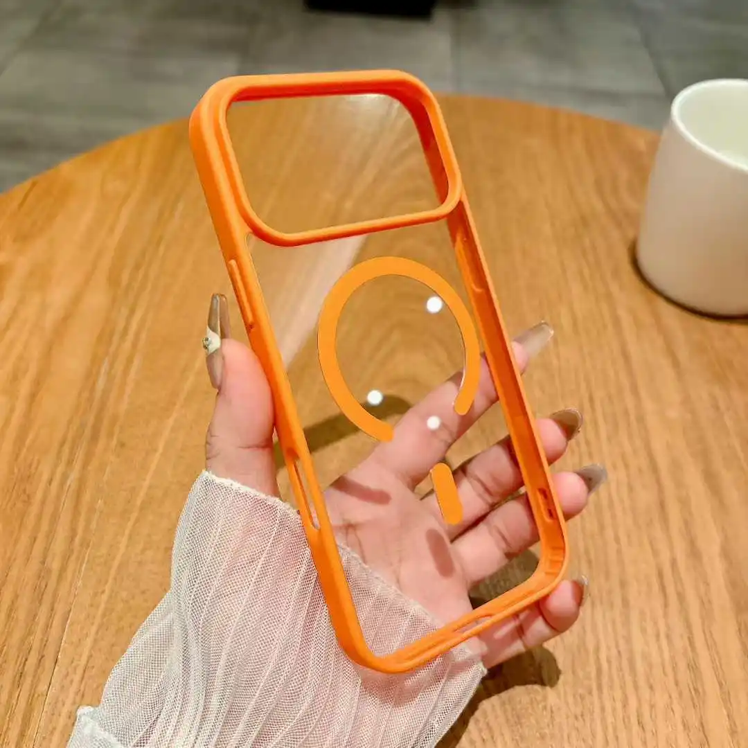 Orange Magnet-Handyhülle, ultradünn 2