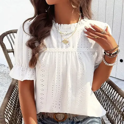 Rüschenbluse