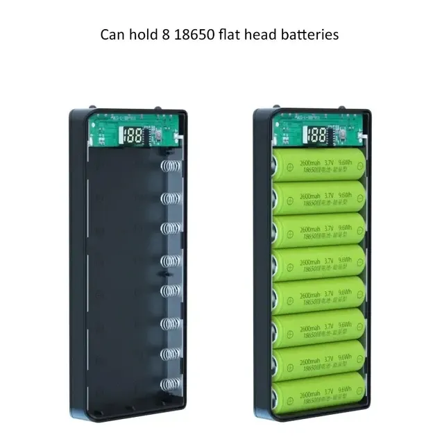 DIY Powerbank-Gehäuse für 8 Akkuzellen 3