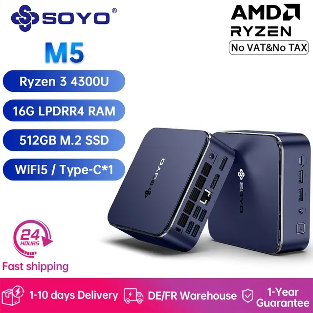 Mini-PC mit Ryzen 3 und 4K-Dual-Display 2