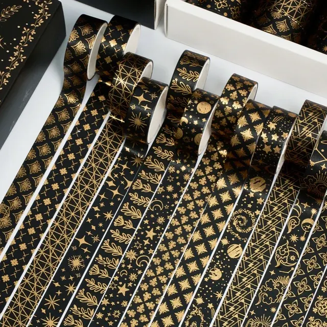 Washi-Tape-Set mit Goldfolie 3