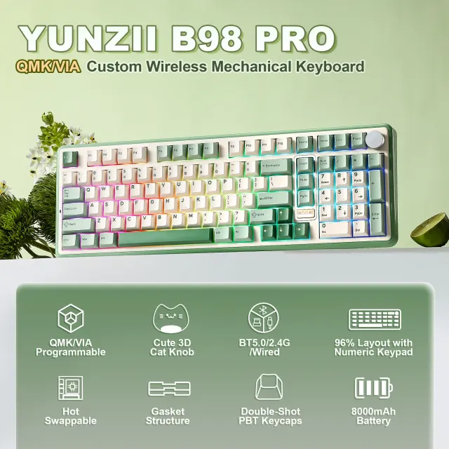 kabellose mechanische Tastatur 2