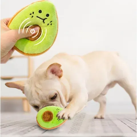 Plüsch-Obst-Spielzeug für Katzen und Hunde