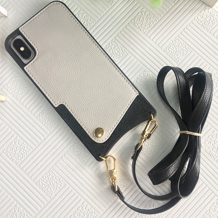 Crossbody-Handyhülle aus Leder mit Trageriemen 4
