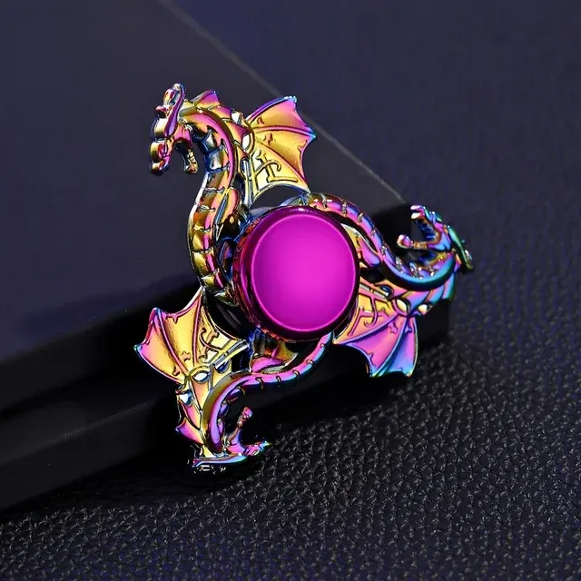 Metall-Fingerspinner mit Drachenmotiv 2