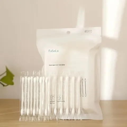 Einzeln verpackte Wattestäbchen, 100 Stück