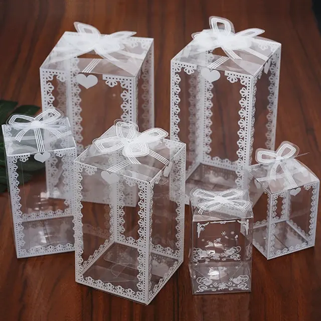 Transparente PVC-Geschenkbox 4