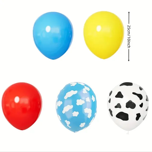 Wolken-Kuh-Luftballons für Babyparty 3
