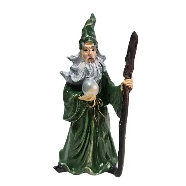 Harz-Zauberer-Hexen-Statue 2