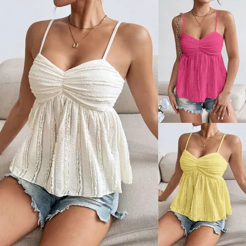 Damen Chiffon Spitzentop