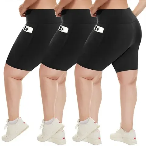 Plus-Size-Yoga-Shorts