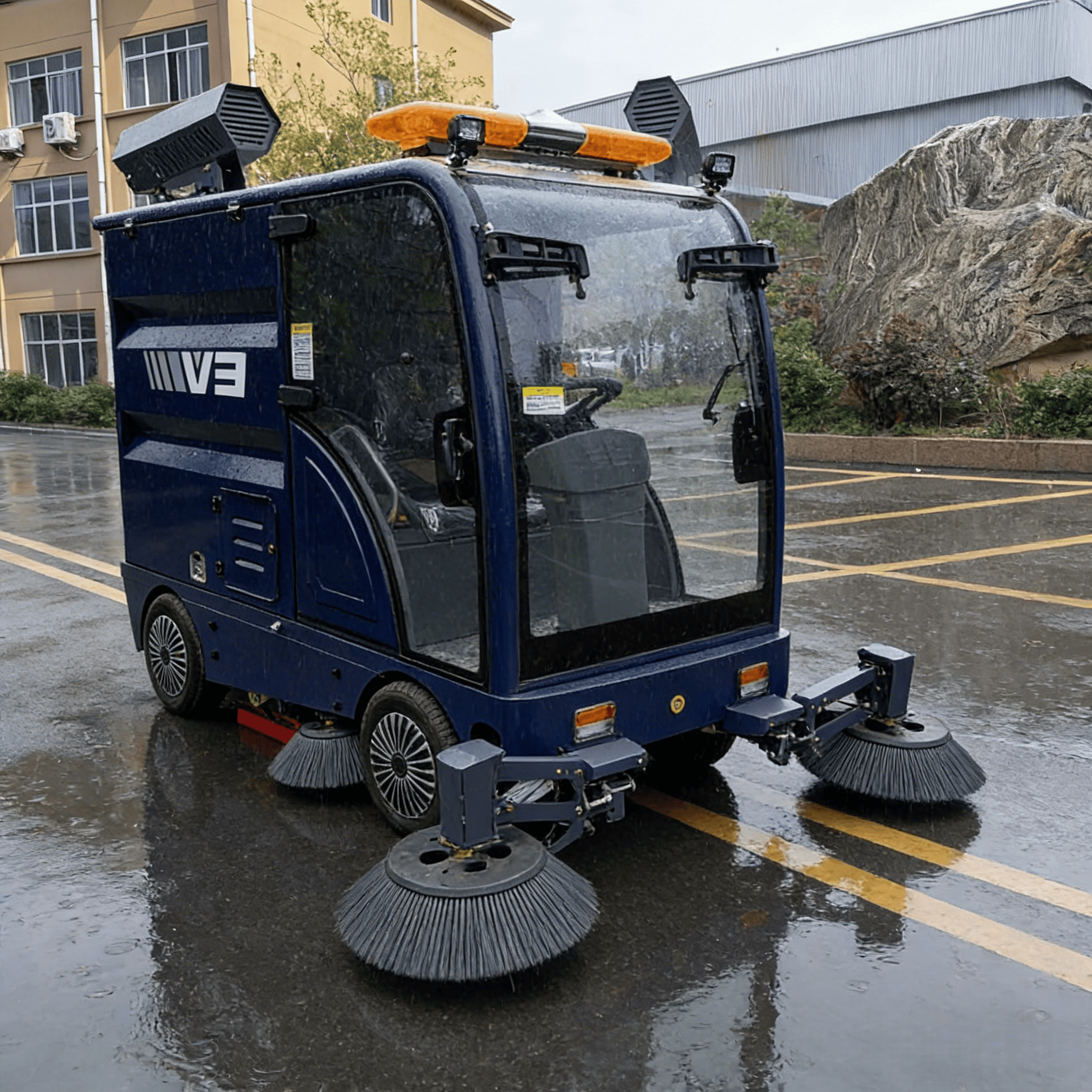 Großer Elektrischer Metall-Straßenkehrer 3