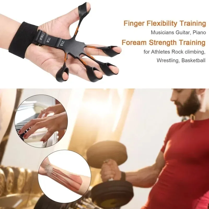 Verstellbares Griffkraft-Trainer-Set für Fingerübungen 3