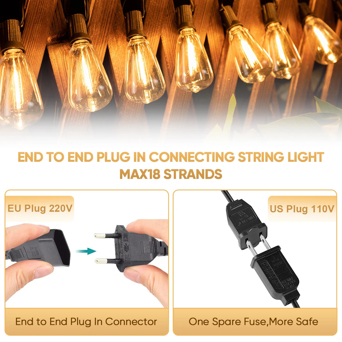 Bruchsichere LED-Lichterkette für Außenbereich 3