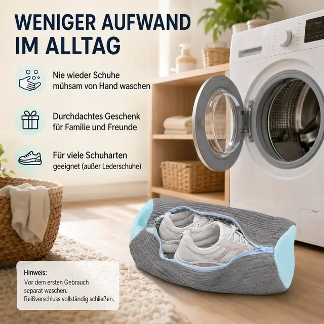 Faltbarer Wäschenetz-Schuhbeutel für Sneaker 4