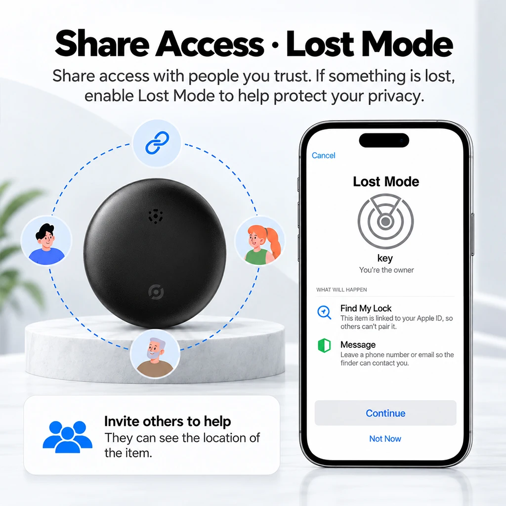 Smart-Tracker Schlüsselfinder für Koffer 4