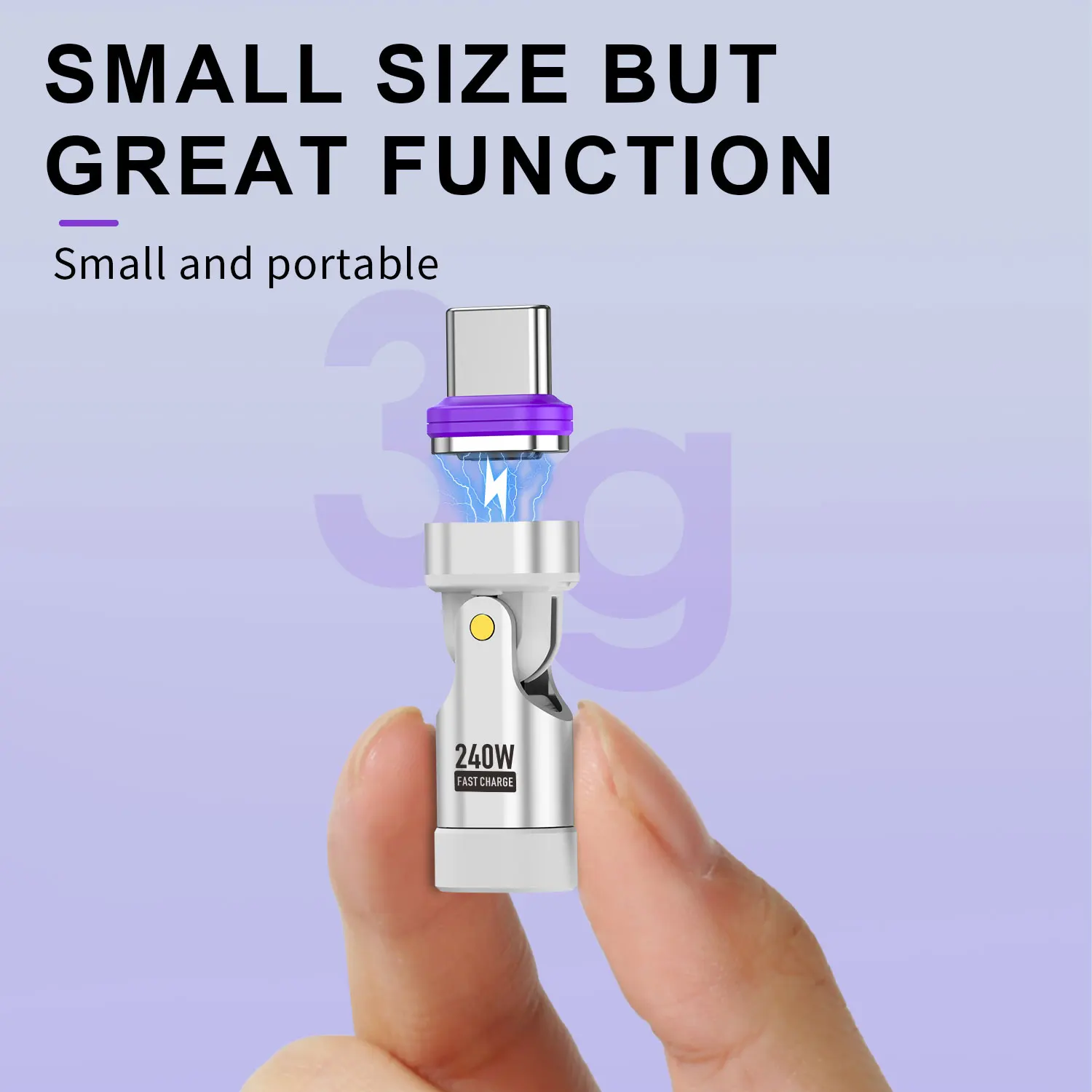 Magnetischer USB-C-Schnellladeadapter 240 W 4