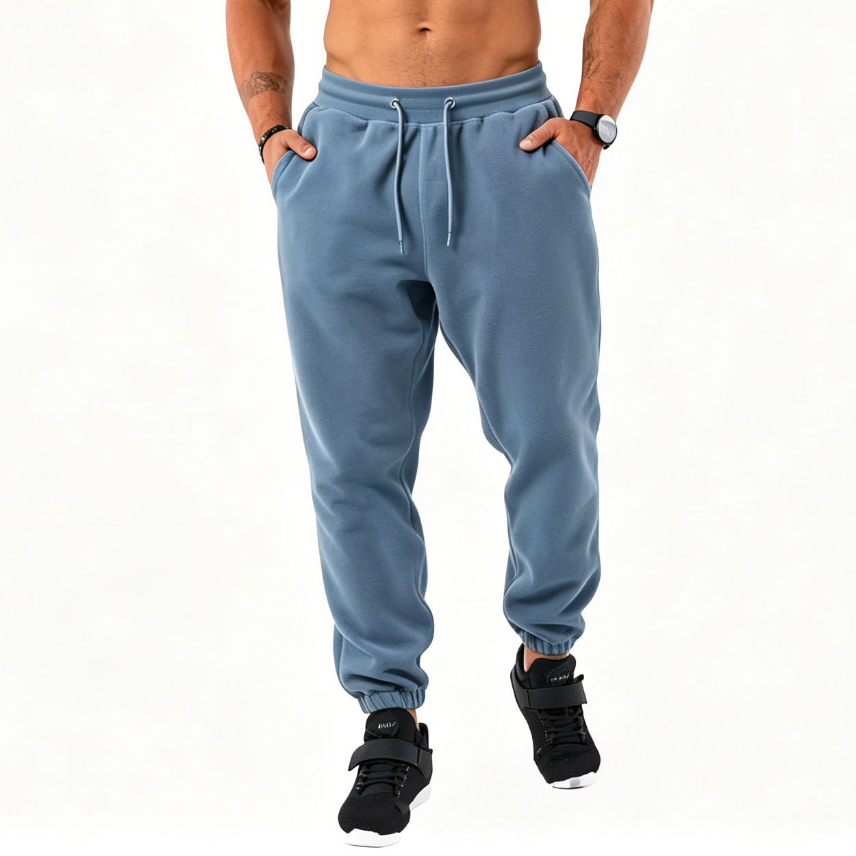 Schwere Polar Fleece Jogginghose Herren 4
