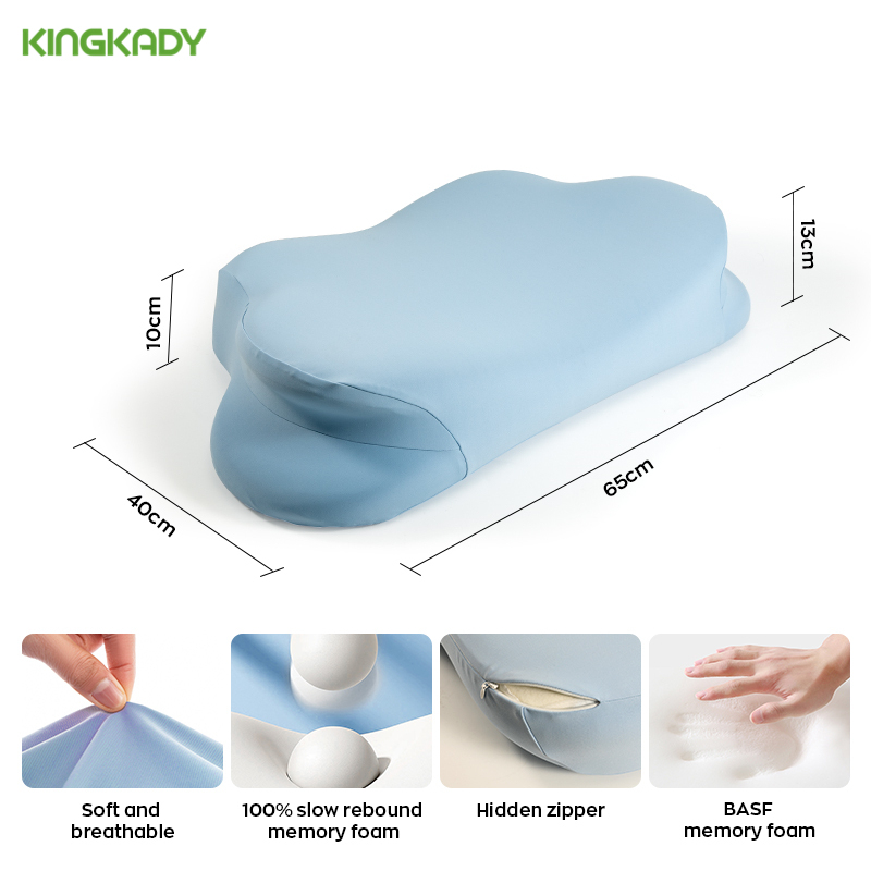 Ergonomisches Memory-Foam-Wolkenkissen mit Oeko-Tex 3