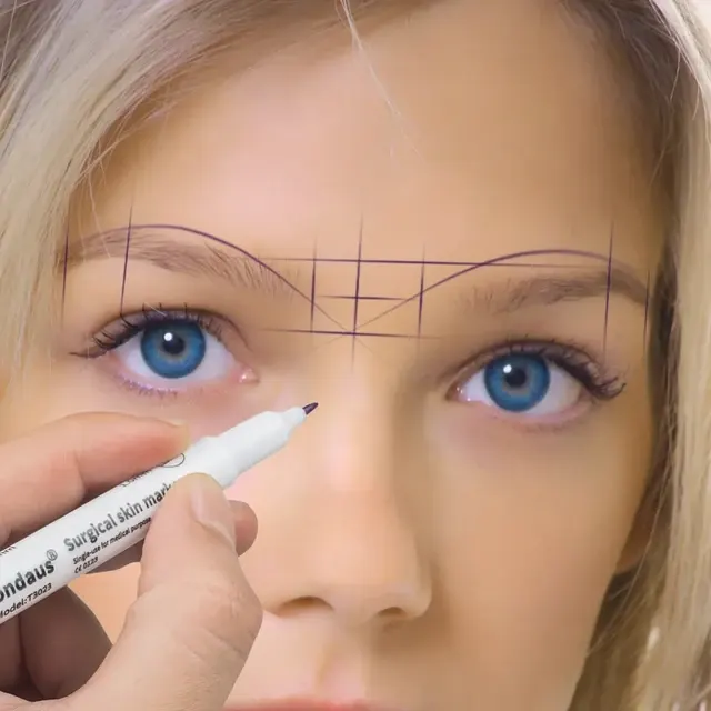 Sterile Hautmarker-Stifte mit Messlineal 3