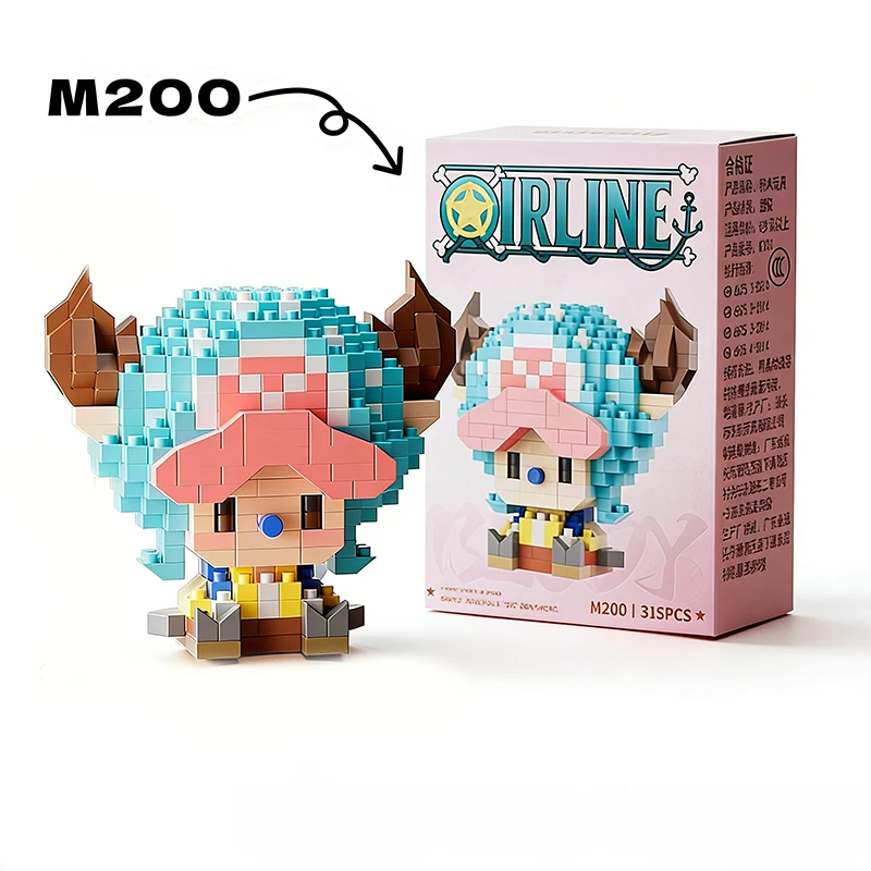 ONE PIECE Mikro-Bausteine Luffy und Chopper 4