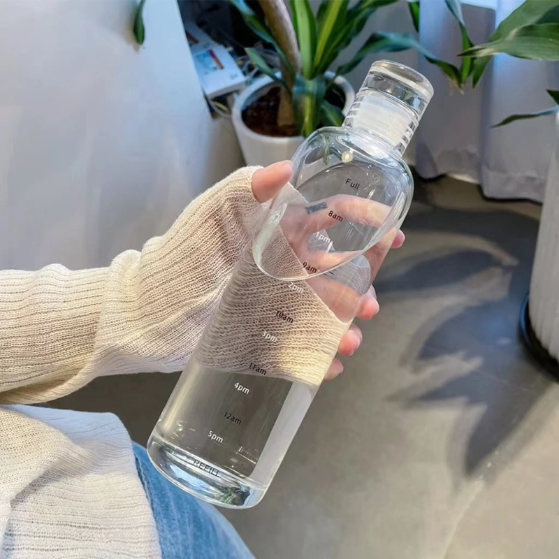 Hitzebeständige Glasflasche mit Teeinsatz 4