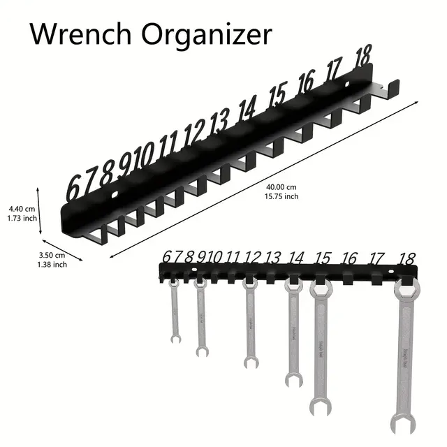 Wandmontierter Schrauben-Organizer 4