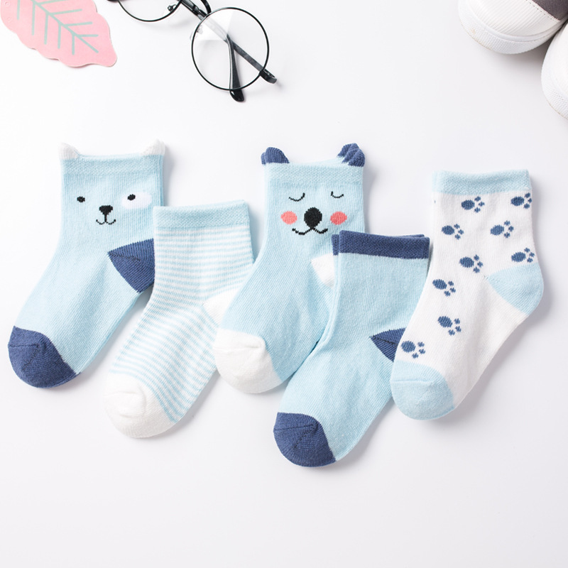 Cartoon-Baby-Socken im 5er-Set 2