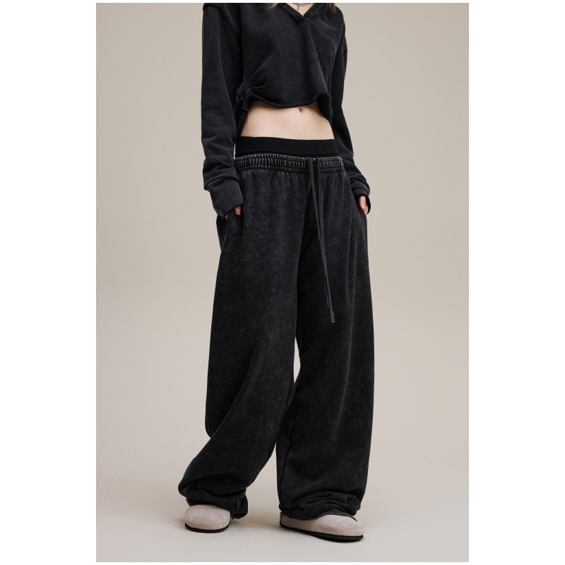 Lockere Damenhose mit Weitem Bein 2