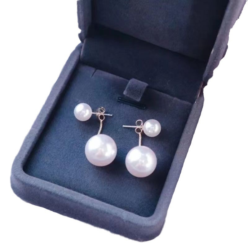 Doppelseitige Perlenohrstecker für Brautkleider 2
