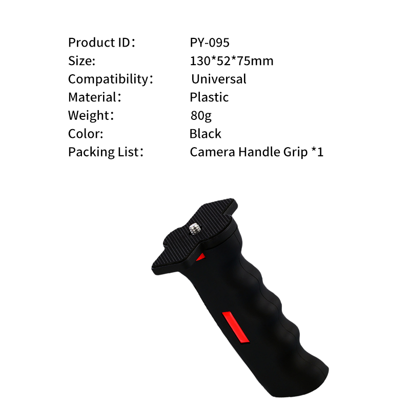 Leichter Aluminium Handgriff-Stabilisator für Kameras 2