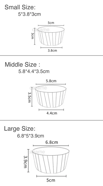 Große Cupcake-Papierform 2