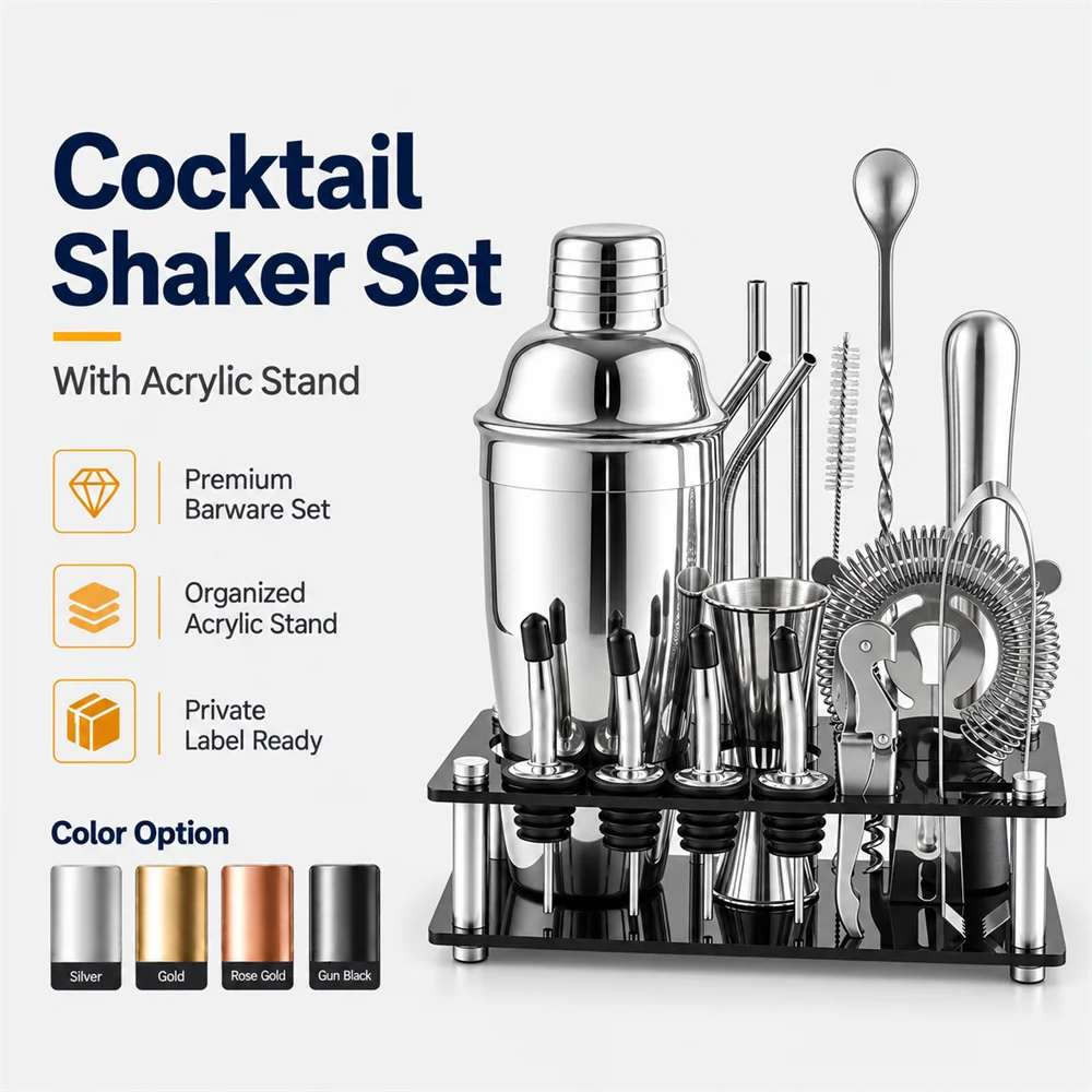 Bartender-Kit mit Acrylständer 700 ml