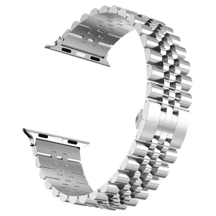 Edelstahl Uhrenarmband 5-Perlen für Apple Watch 2
