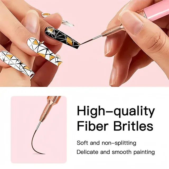 5-teiliges Nagelpinsel-Set für Maniküre und Pediküre 4