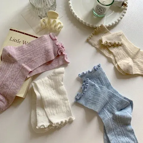 Mesh-Slouchsocken