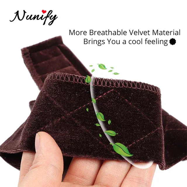 Rutschfester Samt-Perückengriff für Damen 3