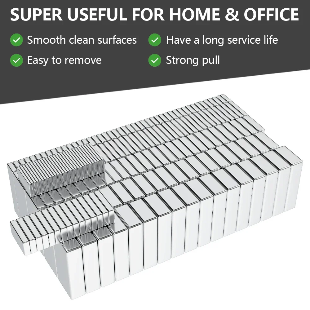 Superstarker Neodym-Blockmagnet 20x10x2mm 3