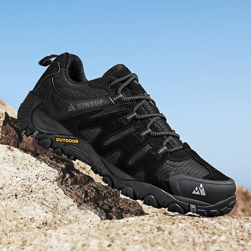 Herren Wildleder-Wanderschuhe für Trekking und Jagd 4