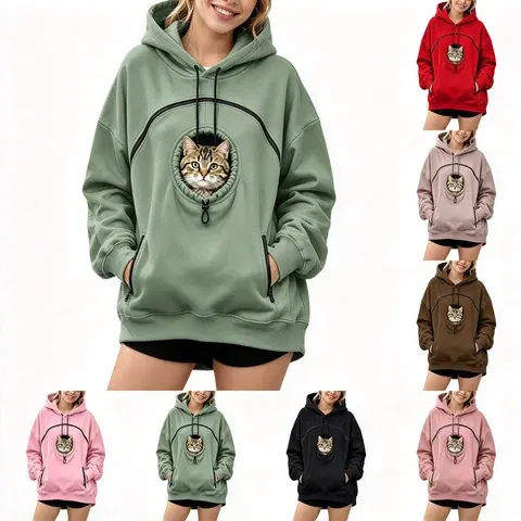 Haustier-Hoodie mit Tasche