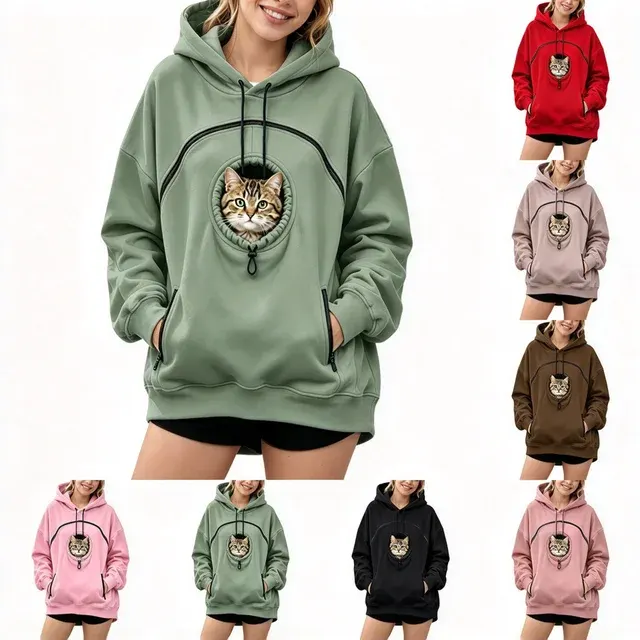 Haustier-Hoodie mit Tasche 1