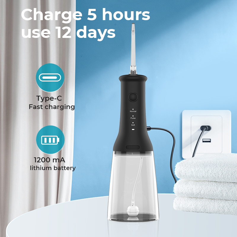 Wasserdichte Munddusche mit 350 ml Tank 4