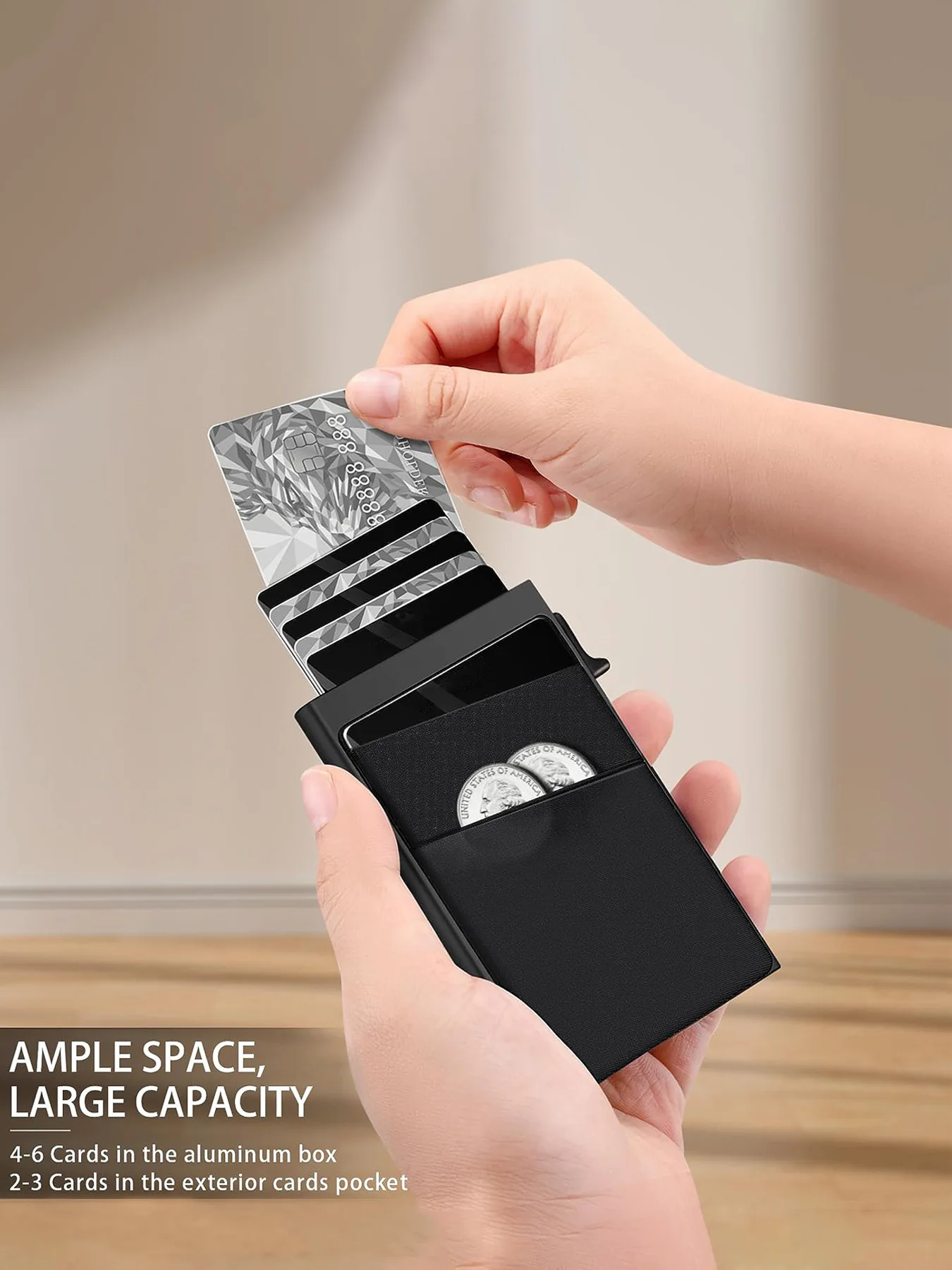 RFID-Kartenhalter aus Aluminium 4