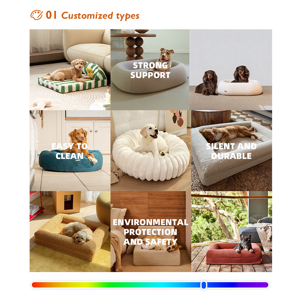 Orthopädisches Memory Foam Hundebett Waschbar 3