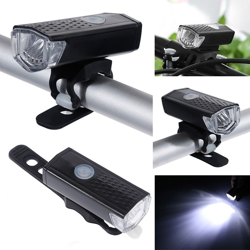 USB-Akku-LED-Fahrradlicht-Set IPX5 4