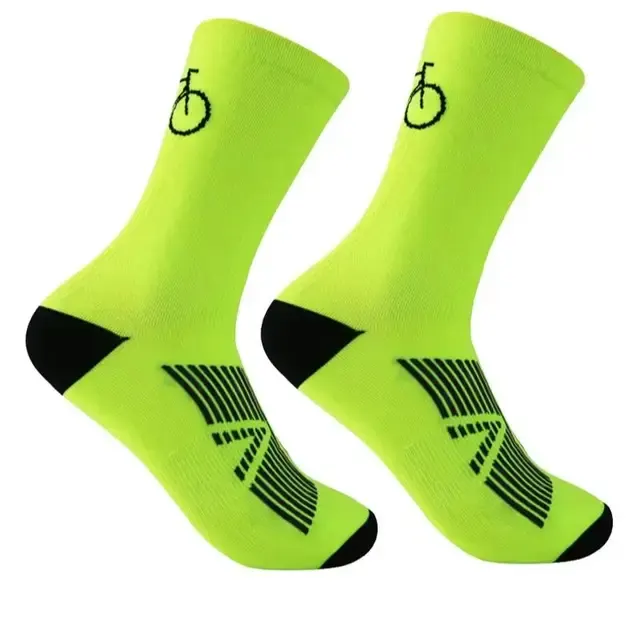 Schnelltrocknende Mittellange Rennradsocken, 1/4 Paar 4