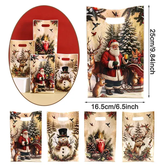 Retro-Weihnachtsgeschenktüte 2