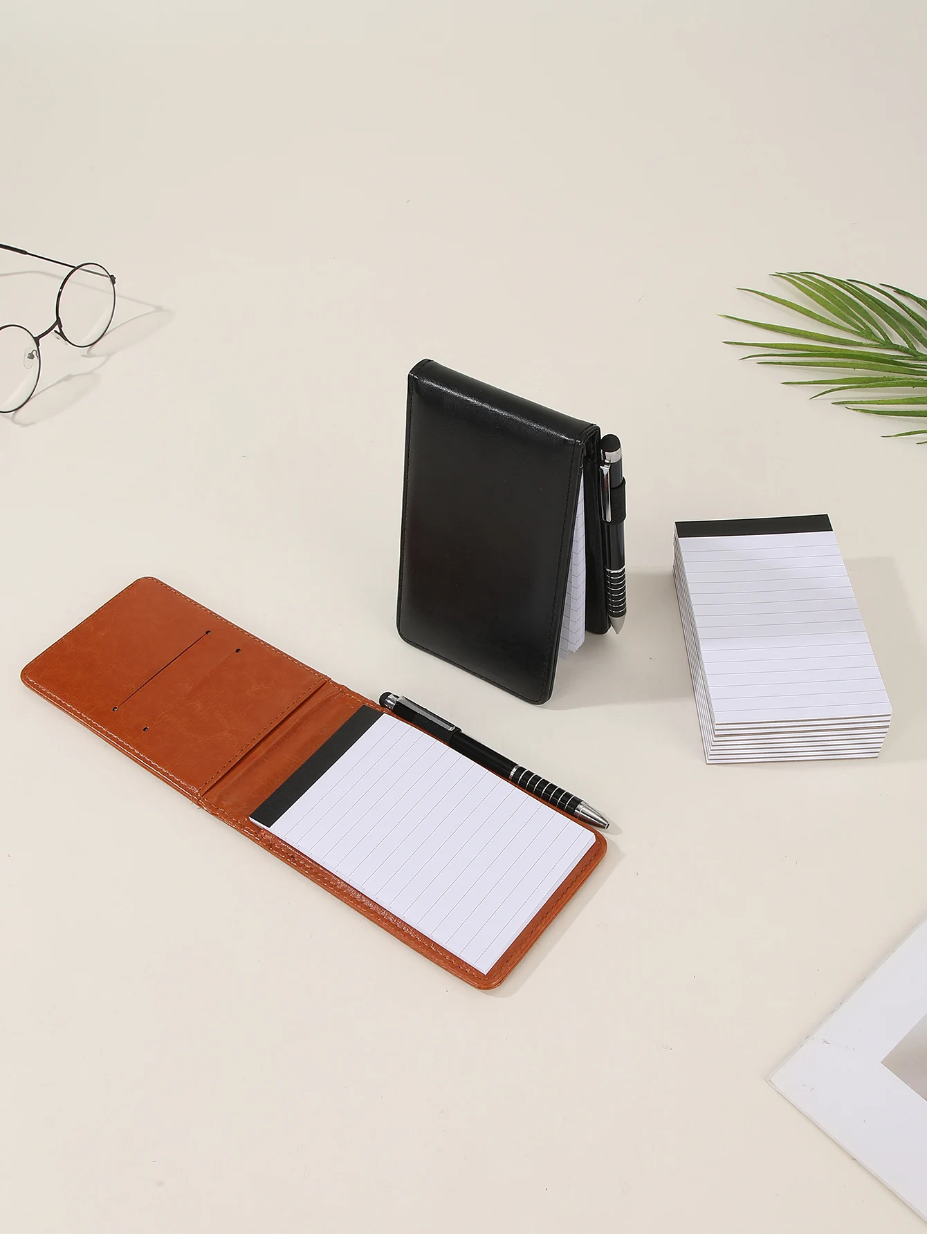 Mini-Notizbuch mit PU-Leder und Stiftschlaufe 3